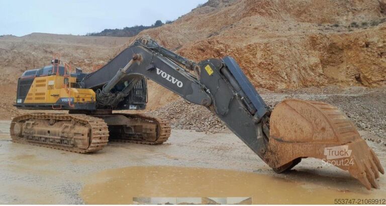 Pelle sur chenilles Volvo EC750E