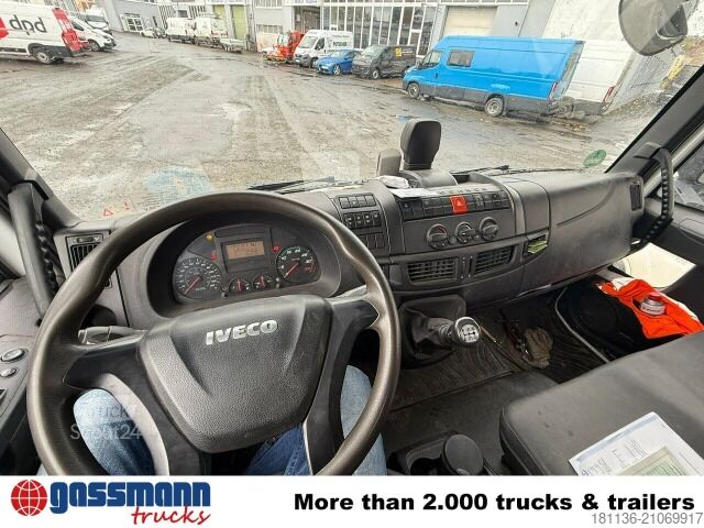 Damperli kamyon Iveco EuroCargo ML160E28K 4x2, Kran Hiab 099E-3 HiDuo,