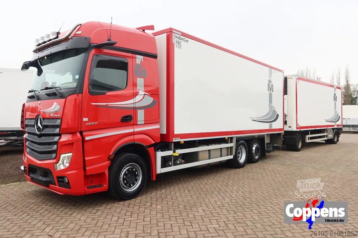 Kølet/frosset transport Mercedes-Benz Actros 2653 2653 LL Koel/Vries. Cherau Aanhange...