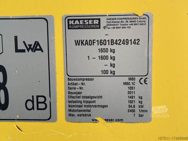 Kompresor Kaeser M 80 - N