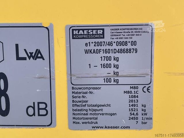 Kompresor Kaeser M 80 - N