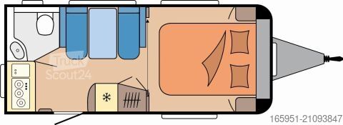 Τροχόσπιτο Hobby De Luxe 460 SFf Mod.2026 1500kg 14L Boiler