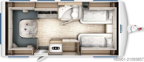 Caravane Fendt Tendenza 560 SG Mod.2026 2000kg TV Halter