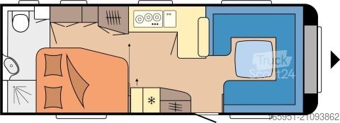 Τροχόσπιτο Hobby Prestige 660 WFC 1. Hand Mwst. ausweisbar