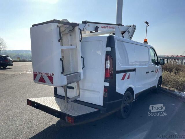 ανυψωτική πλατφόρμα τοποθετημένη σε φορτηγό Renault Trafic dCi 120 L1H1 / TIME France ETL 21 8m