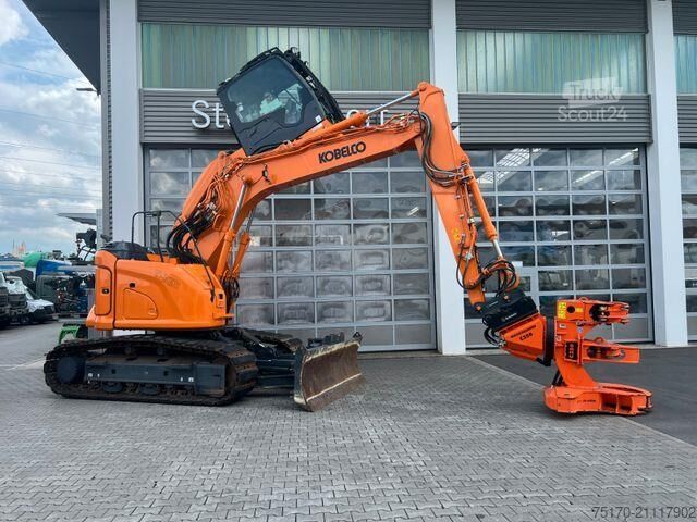 ķēžu ekskavators Kobelco ED160 BR-7 / 1.175h! / Woodcracker Löffelpaket