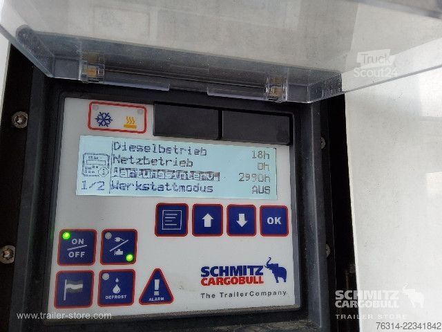 شبه مقطورة مبردة Schmitz Cargobull Tiefkühler Standard Ladebordwand