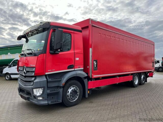 Вантажівка з платформою і тентом MERCEDES-BENZ Antos 2540 L 6x2 Pritsche LBW