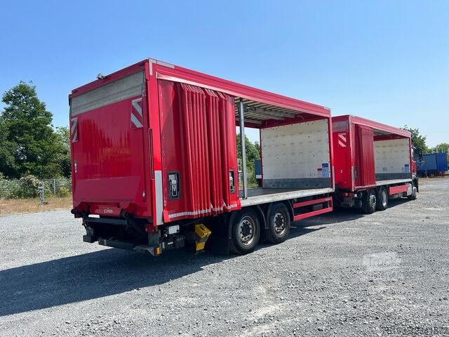 Вантажівка з платформою і тентом MERCEDES-BENZ Antos 2540 L 6x2 Pritsche LBW