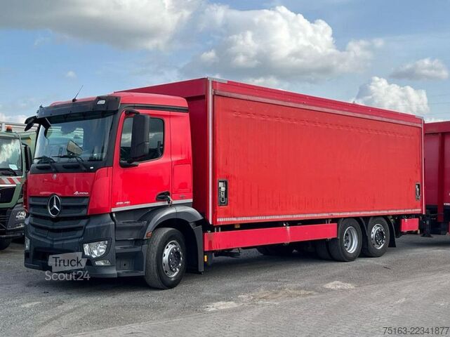 Вантажівка з платформою і тентом MERCEDES-BENZ Antos 2540 L 6x2 Pritsche LBW