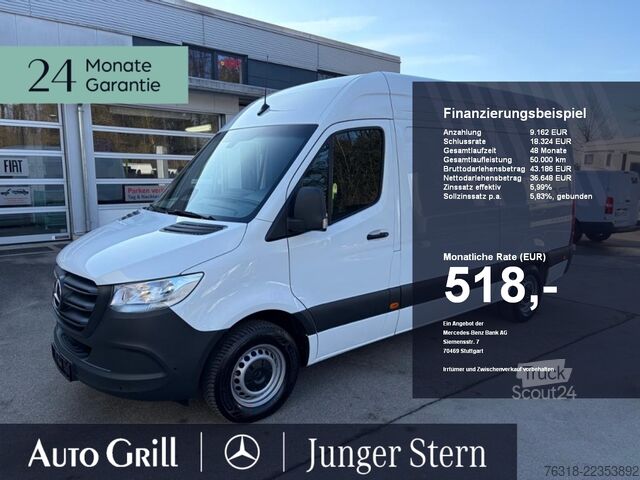 Varebil Mercedes-Benz Sprinter Kasten 317 CDI hoch *3665* 3Sitze RfKam