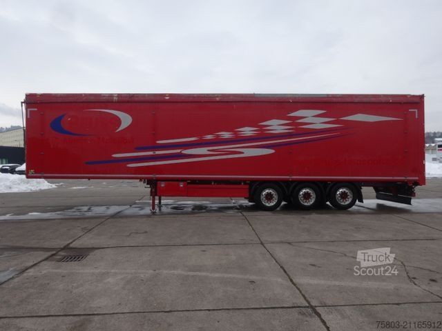 Puspiekabe ar staigājošo grīdu KRAKER CF-ZL 200 92m³ Fernbedienung 10mm Liftachse