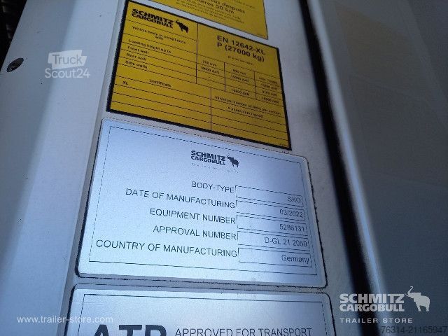 Refriģeratora puspiekabe Schmitz Cargobull Tiefkühler Standard