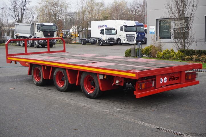 Pótkocsi Wilson CTAA3 Flatbed trailer