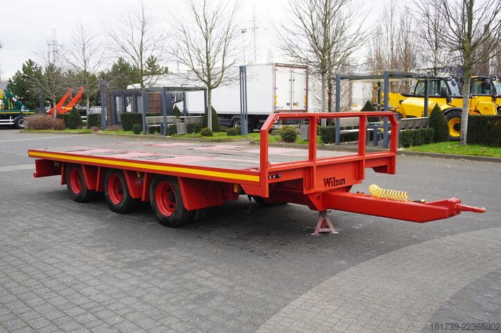 Pótkocsi Wilson CTAA3 Flatbed trailer