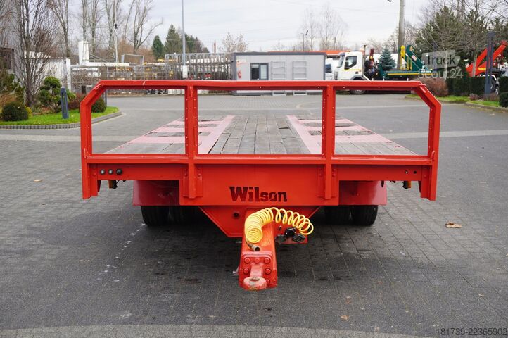 Pótkocsi Wilson CTAA3 Flatbed trailer
