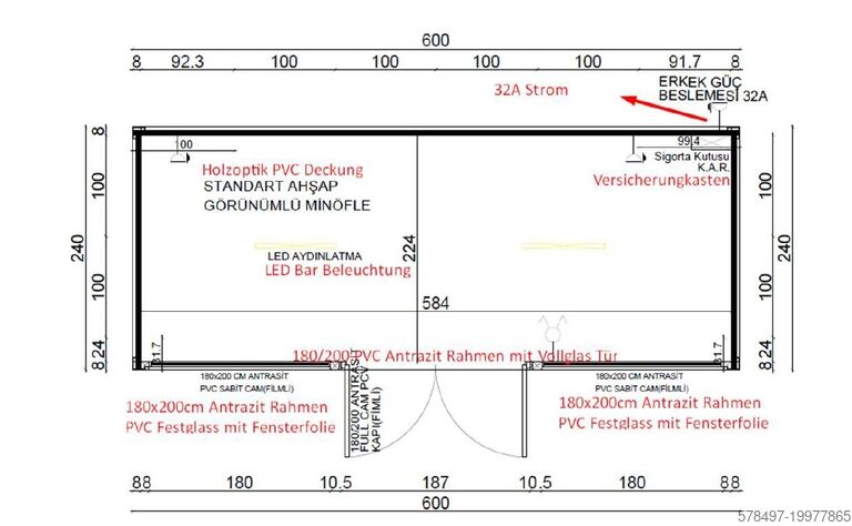Conteneur d'habitation VASG ES-600SC