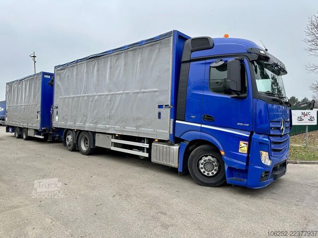  Mercedes-Benz Actros 2645 6x2 105m³ JUMBO + RETARDER + KRAN P...
