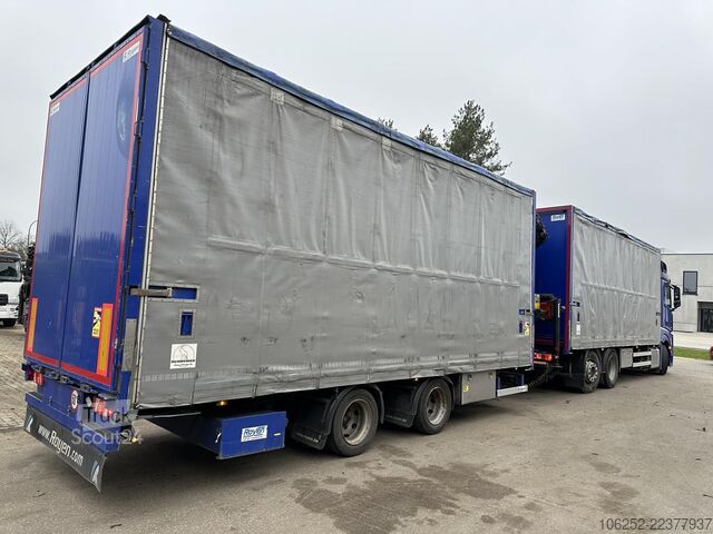  Mercedes-Benz Actros 2645 6x2 105m³ JUMBO + RETARDER + KRAN P...