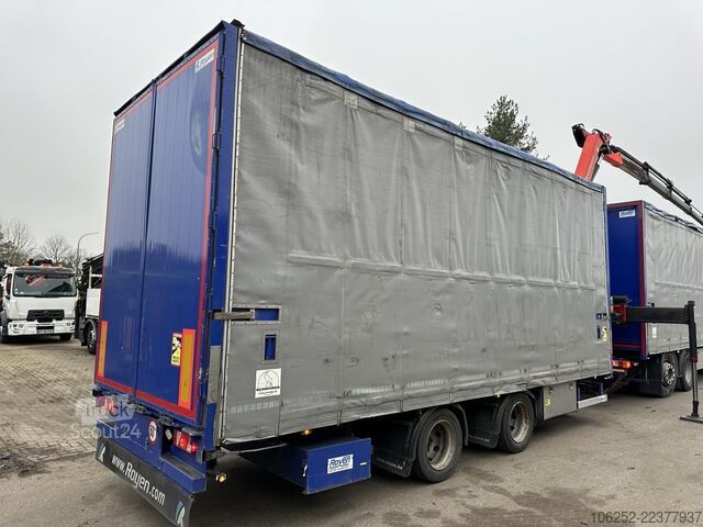 Volymtransport Mercedes-Benz Actros 2645 6x2 105m³ JUMBO + RETARDER + KRAN P...