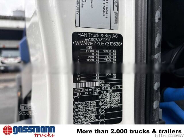 Camion à usage spécial MAN TGM 15.250 4x2 BL, Winterdienstausstattung