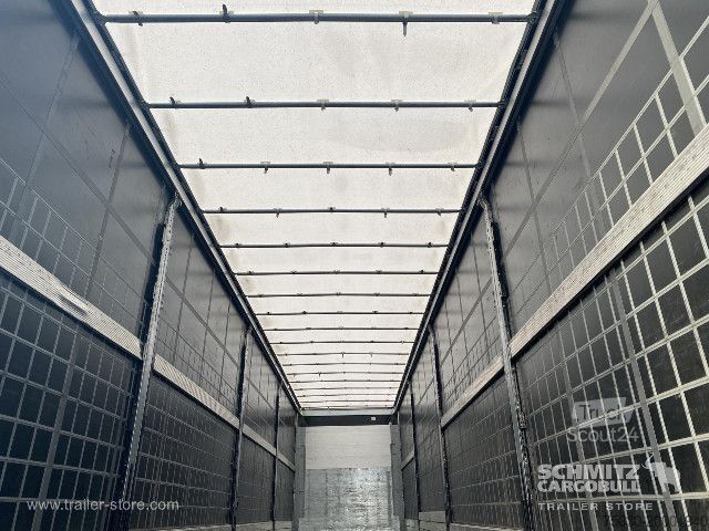 Open oplegger met zeil Schmitz Cargobull Semitrailer Curtainsider Standard Hayon