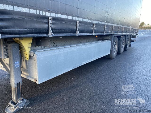 Open oplegger met zeil Schmitz Cargobull Semitrailer Curtainsider Standard Hayon
