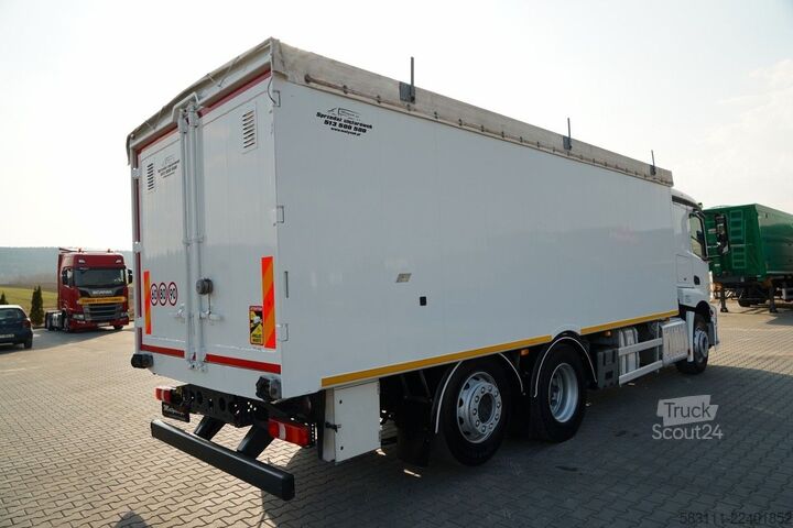 Platformas kravas automašīna ar tentu MERCEDES-BENZ ACTROS 2543 / RUCHOMA POD?OGA / WALKING FLOOR /