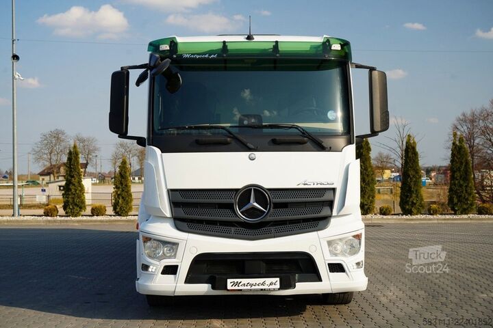 Platformas kravas automašīna ar tentu MERCEDES-BENZ ACTROS 2543 / RUCHOMA POD?OGA / WALKING FLOOR /