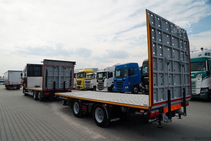 Automašīnu pārvadātājs DAF XF 480 / ZESTAW TANDEM LAWETA  / 15 ,6 M / SSC /