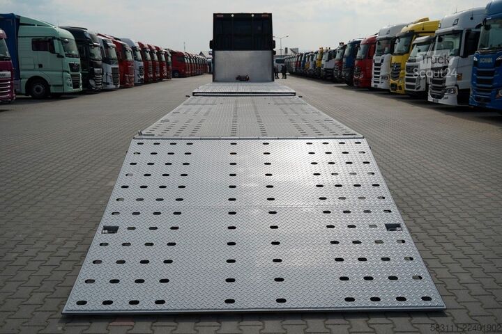 Automašīnu pārvadātājs DAF XF 480 / ZESTAW TANDEM LAWETA  / 15 ,6 M / SSC /