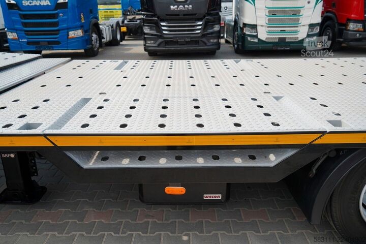Automašīnu pārvadātājs DAF XF 480 / ZESTAW TANDEM LAWETA  / 15 ,6 M / SSC /