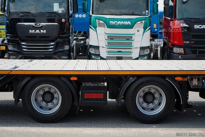 Automašīnu pārvadātājs DAF XF 480 / ZESTAW TANDEM LAWETA  / 15 ,6 M / SSC /