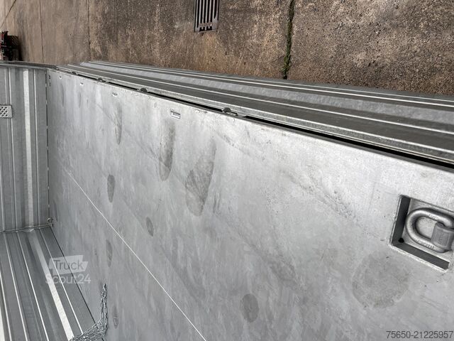 Tipper trailer Möslein TTD 19 AB  19 t Tandemkipper Tieflader, Breitbereifung 2 x Aufsatzbordwänden-- Neufahrzeug --