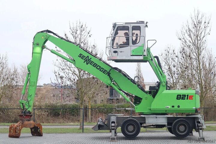 Ratinis ekskavatorius Sennebogen 821E | 821 E | SORTING GRAB | DOZERBLADE | GREA...