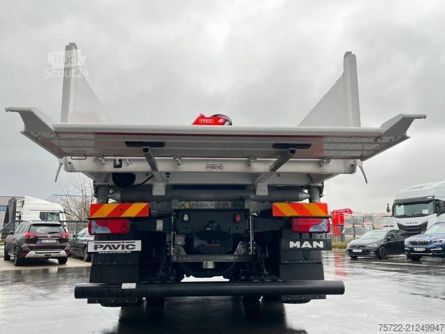 3-sided tipper MAN TGS 26.480 6x4 Krankipper Fassi F195.A.2.24