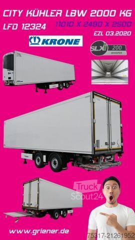 Hűtő félpótkocsi KRONE SZR 20 /CITY /TRIDEC LENK/ LBW 2000 kg/ SLXi200