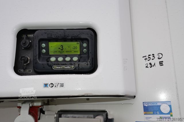 Hűtő félpótkocsi KRONE SZR 20 /CITY /TRIDEC LENK/ LBW 2000 kg/ SLXi200