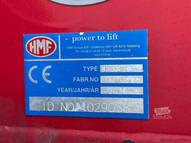 Открытое тело Mercedes-Benz Actros 2551 6x2 HMF 1920 YEAR 2020 ! / PLATFORM...