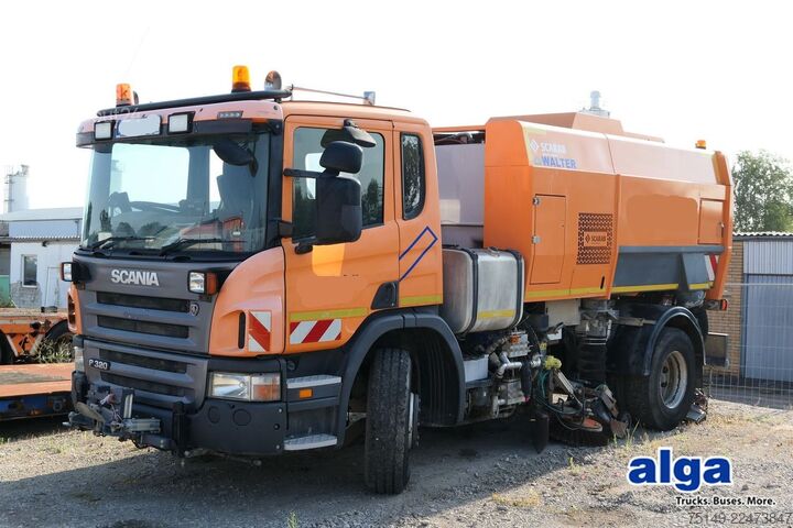 Gatusopmaskin SCANIA P 320 4x2, Scarab Fayat Group, 8m³, Klima, 62tkm
