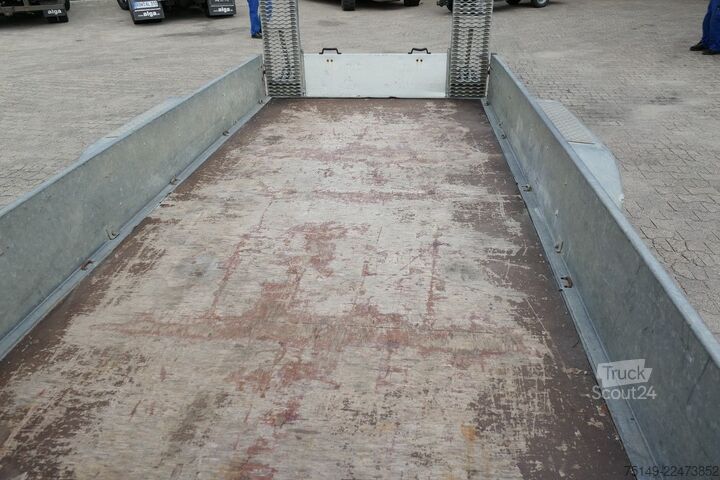 Biltrailer HUMBAUR HS353718, Tieflader, Tandem, Rampen, 2,7to. NL,