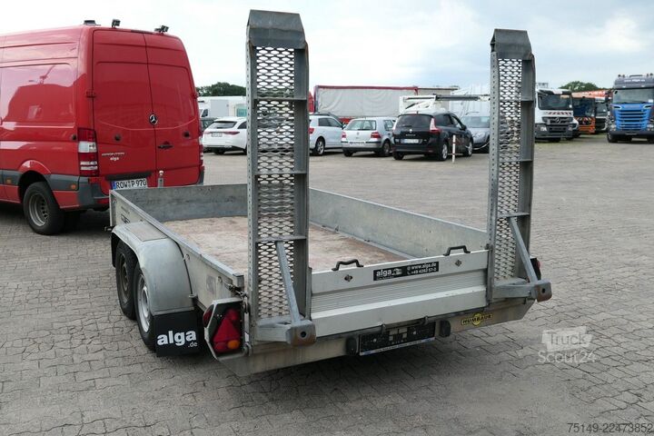 Biltrailer HUMBAUR HS353718, Tieflader, Tandem, Rampen, 2,7to. NL,