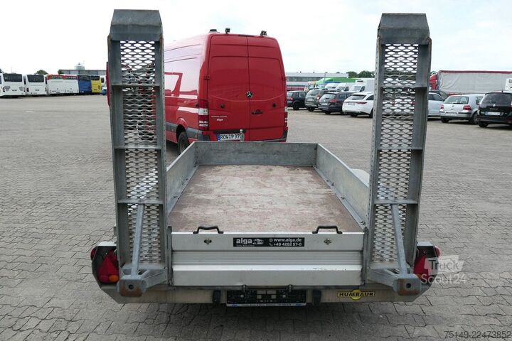 Biltrailer HUMBAUR HS353718, Tieflader, Tandem, Rampen, 2,7to. NL,