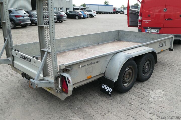 Biltrailer HUMBAUR HS353718, Tieflader, Tandem, Rampen, 2,7to. NL,