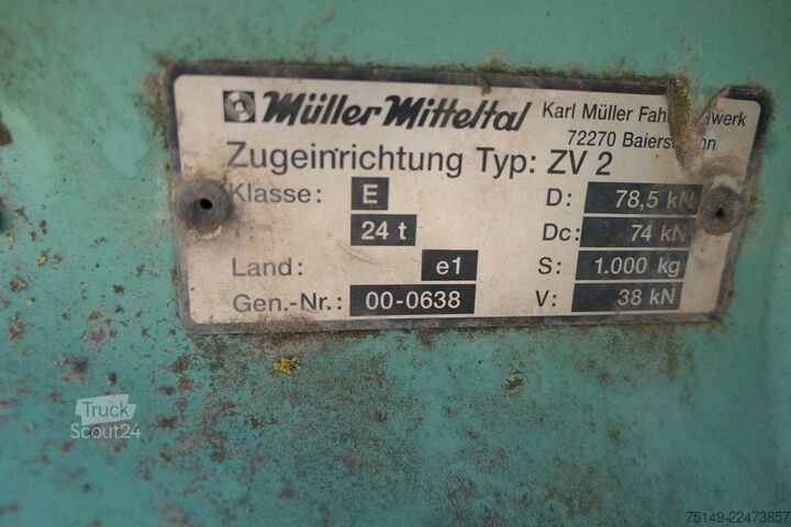 Perävaunu MÜLLER-MITTELTAL KWH 8.8 Kabeltransporter, Kabeltrommel, SAF