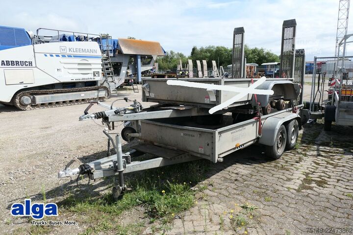 Nízkoložný přívěs HUMBAUR HS353718, Verzinkt, Tandem, Rampen, 2,7to. NL,