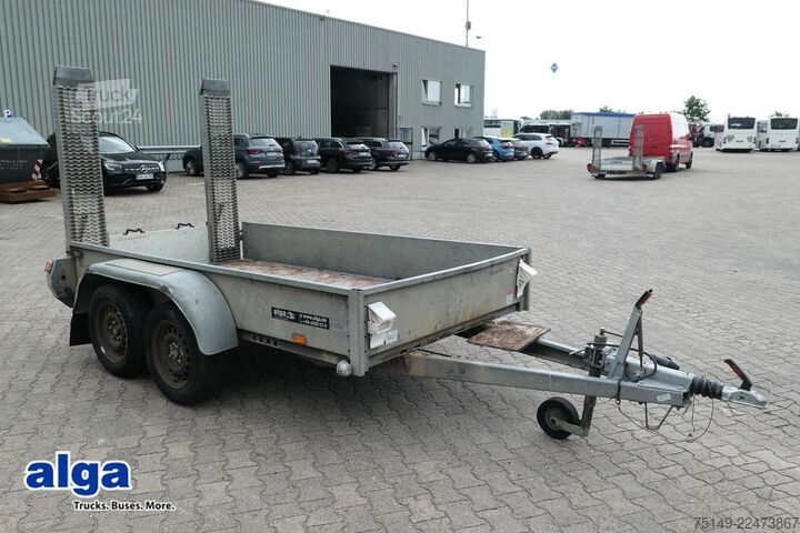 Nízkoložný přívěs HUMBAUR HS 253016, Verzinkt, Rampen, Tandem, 1,9to. NL