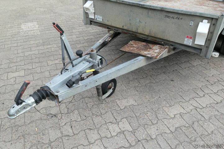 Lavtloader trailer HUMBAUR HS 253016, Verzinkt, Rampen, Tandem, 1,9to. NL