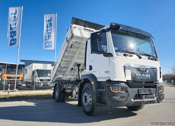 Tre-sidet tipbil MAN TGM 18.320 / 4x2 / Meiller/Kipper/NL 10,3 To/Neu