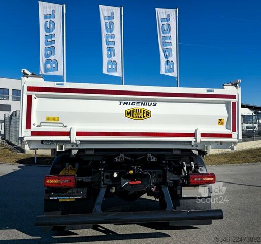 Tre-sidet tipbil MAN TGM 18.320 / 4x2 / Meiller/Kipper/NL 10,3 To/Neu
